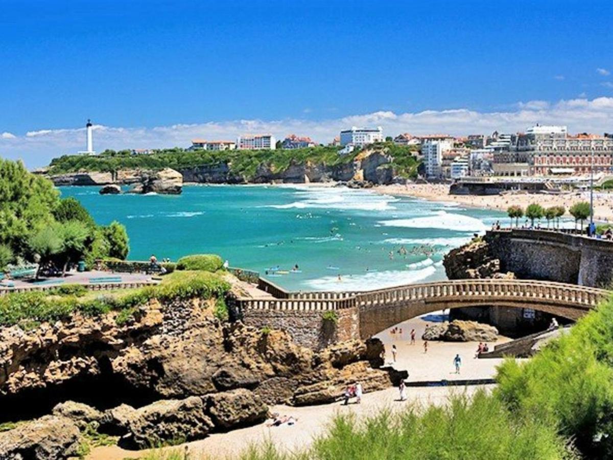 Charmant Studio En Centre-Ville Avec Piscine Proche Grande Plage - Fr-1-3-410 Biarritz Eksteriør bilde