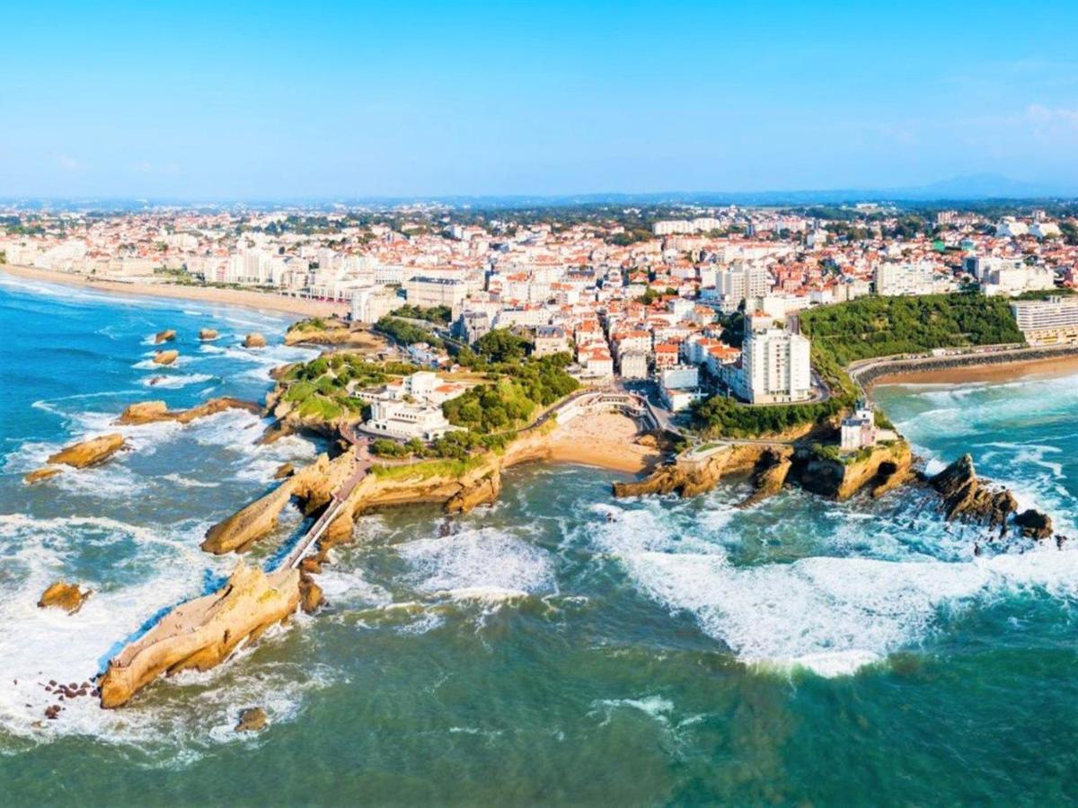 Charmant Studio En Centre-Ville Avec Piscine Proche Grande Plage - Fr-1-3-410 Biarritz Eksteriør bilde